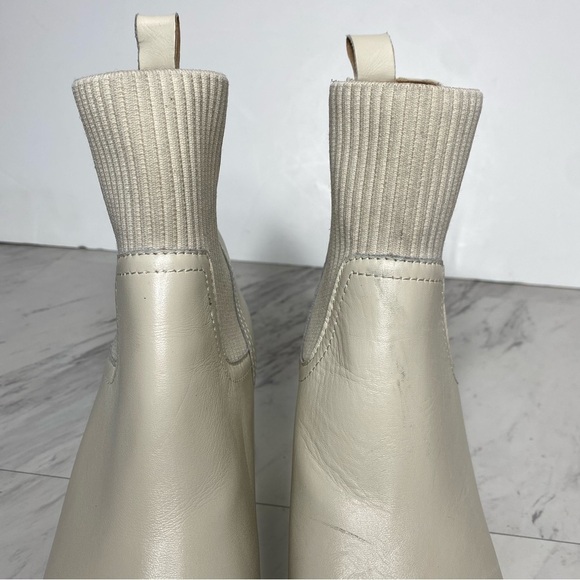 Steve Madden Abriel Pointy Toe Leather Heeled Bootie 8M - Picture 5 of 16